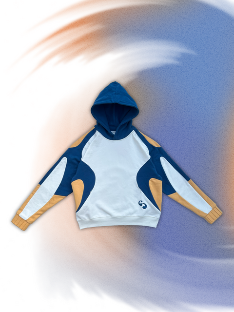 Twist Hoodie Blue