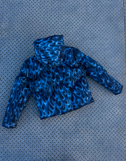 1/1 Blue Flame Puffer Jacket