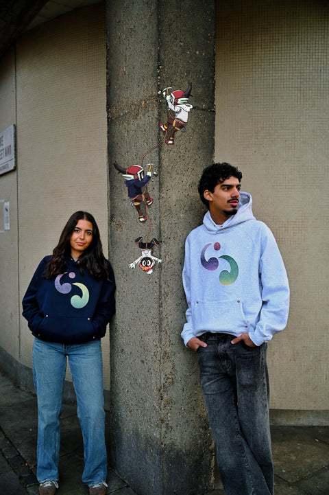 Spectrum Knit Hoodie - Oatmilk