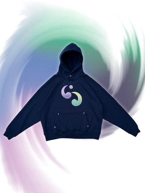 Spectrum Knit Hoodie - Blueberry (COMING SOON)