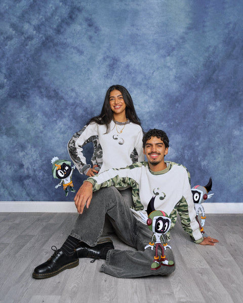 42 Waffle Camo - Military Grey