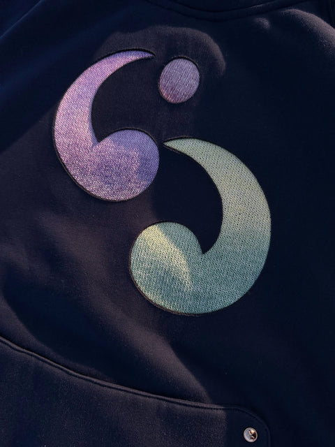 Spectrum Knit Hoodie - Blueberry (COMING SOON)