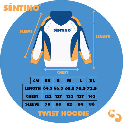 Twist Hoodie Blue