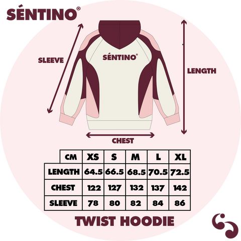 Twist Hoodie Pink